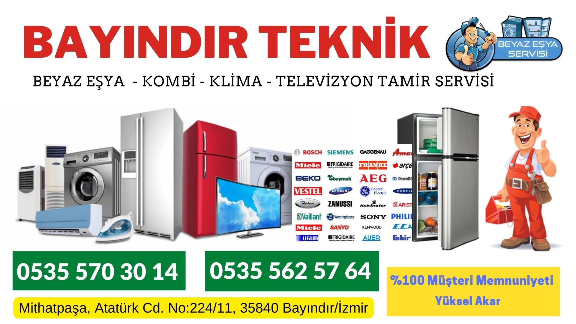Bayındır klima servisi
